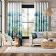 Colorized Nairobi Azure Curtains 9092