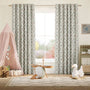 Colorized Mickey & Minnie Natural Curtains 9128