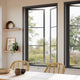ColorizedZoom Enzo Noir Fly Screen Roller Blind 9136