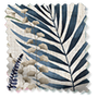 ColorizedSwatch Inky Botanical Blue Stone Roller Blind sample image 9150