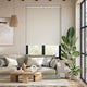 Colorized Twist2Go Choices Carina Jacquard Light Taupe Roller Blind 9177