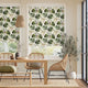 Colorized Monkey Business Linen Roller Blind 9203