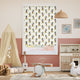 Colorized Mickey Stripe Blackout Natural Roller Blind 9294
