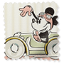 ColorizedSwatch Minnie On The Move Stripe Blackout Natural Roller Blind sample image 9295
