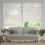 Colorized Madagascar Voile Neutral Roman Blind 9323