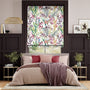 Colorized Paradise Botanical Flamingo Roman Blind 9326