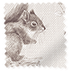 ColorizedSwatch Country Fauna Ivory Roman Blind sample image 9338