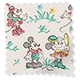 ColorizedSwatch Mickey & Minnie Blush Roman Blind sample image 9406