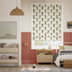 Colorized Mickey Stripe Natural Roman Blind 9409
