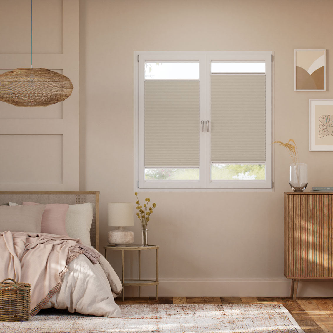 Stick On DuoShade Pebble Thermal Blind