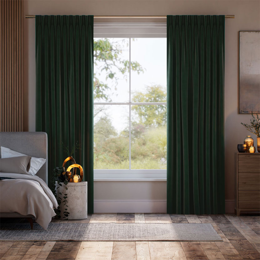 Blackout Double Pinch Pleat Curtains