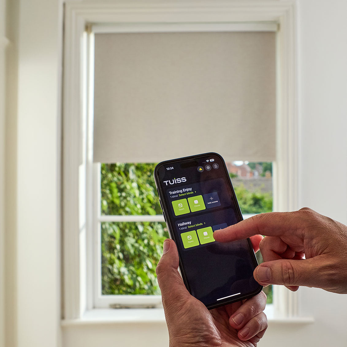 No Drill Electric Blinds