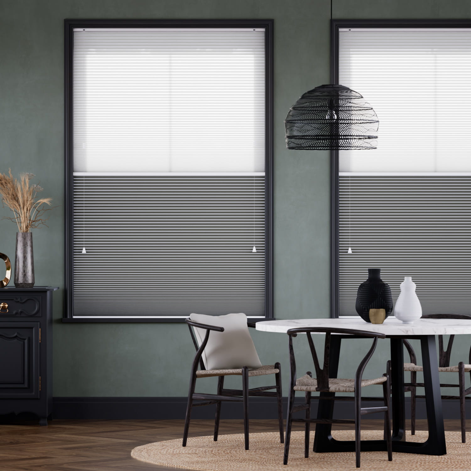 Night & Day Pleated Blinds