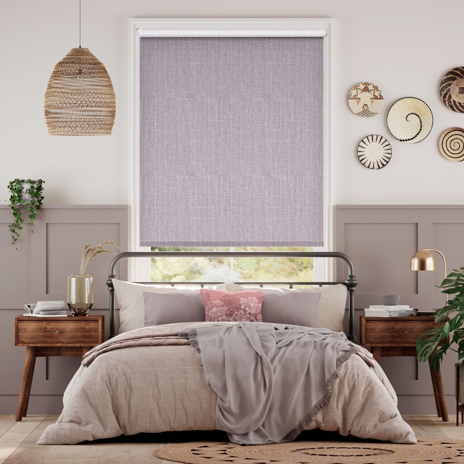 Electric Choices Cavendish Heather Roller Blind