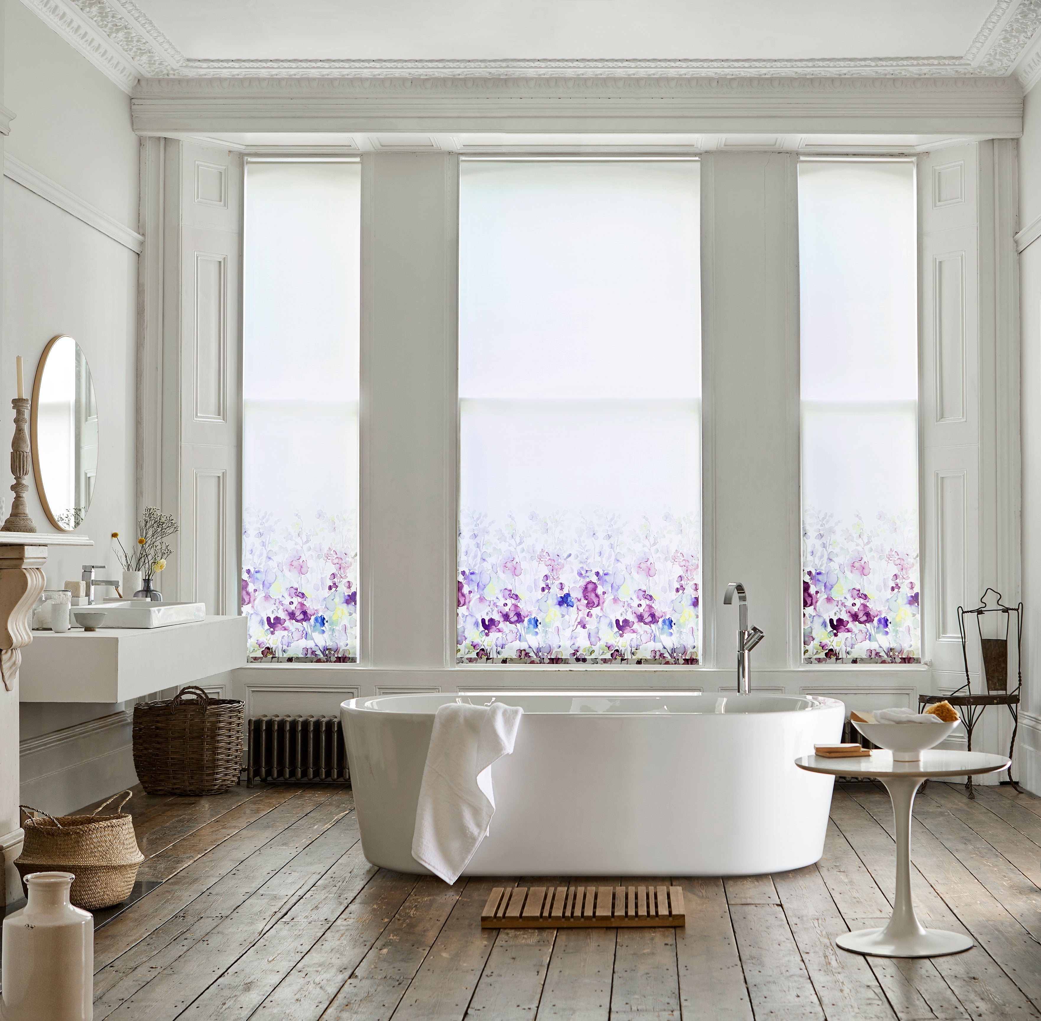 BiFold Adapt DuoShade Cream Pleated Blind