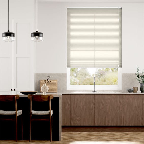 No Drill Click2Go Light Filtering Pleated Blinds