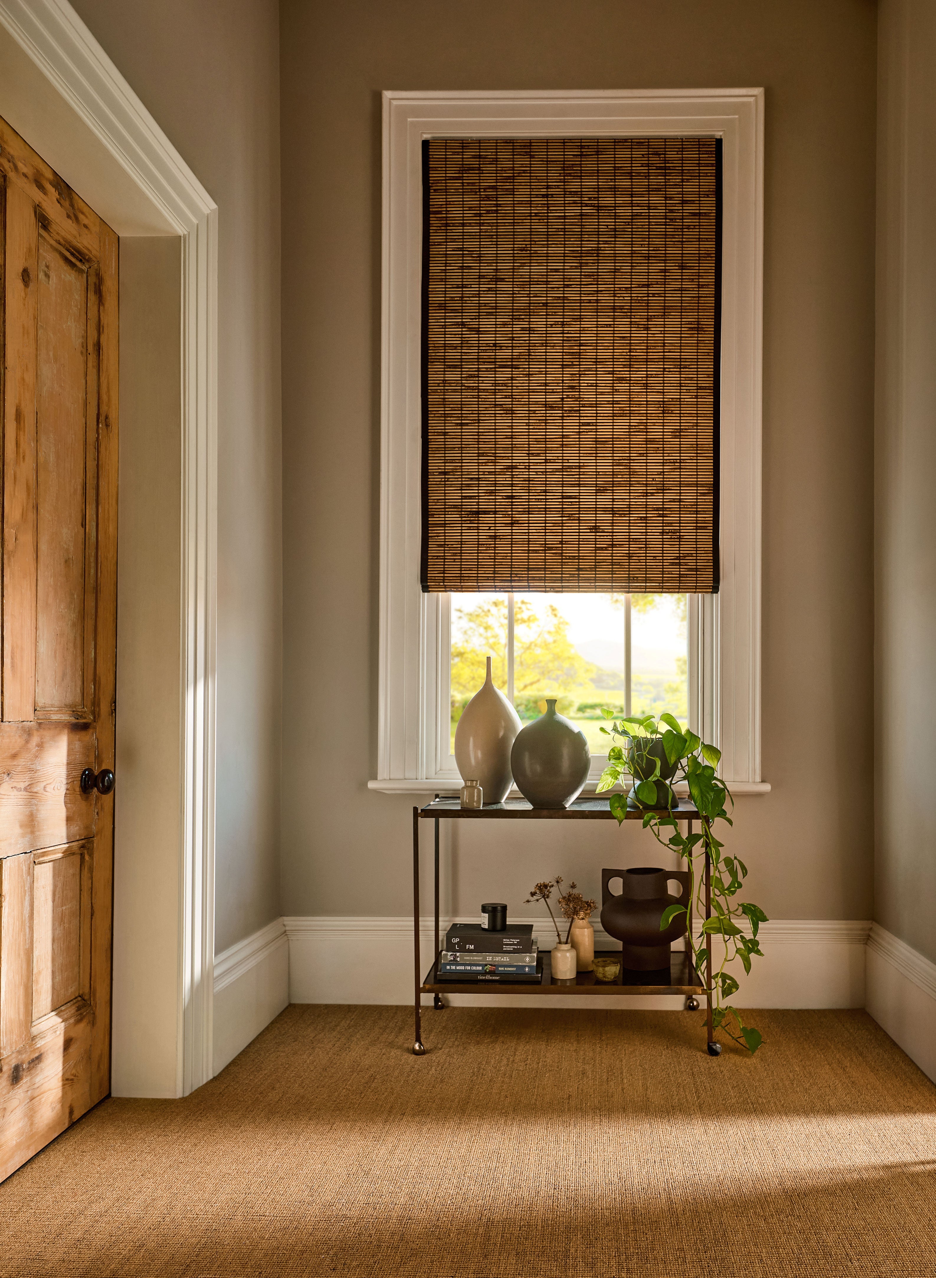 Tuiss Cusco Maple & Coal Roman Blind