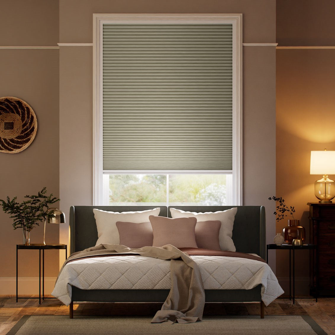 TotalShade Blackout Olive Thermal Blind