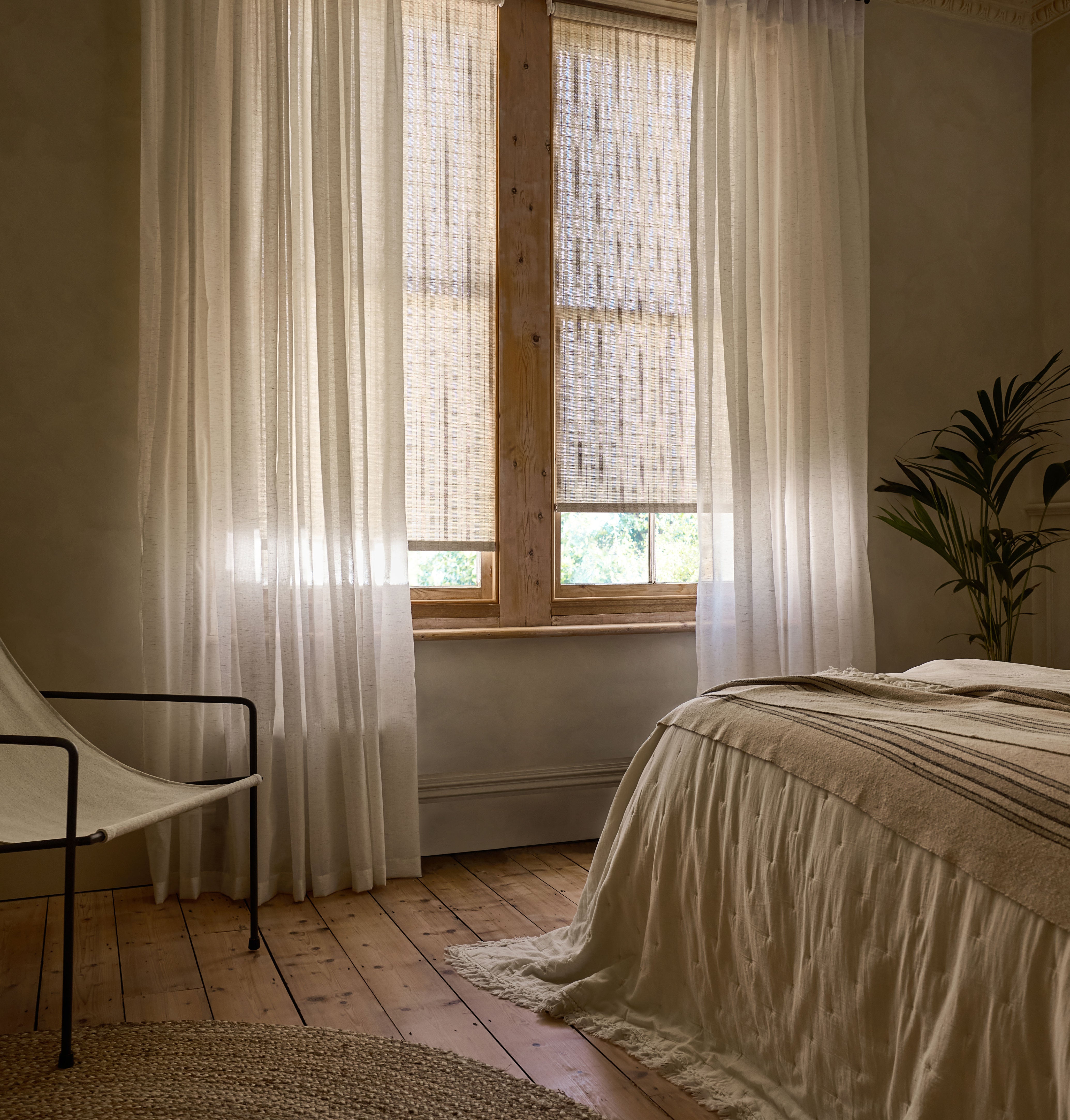 Beige Roller Blinds