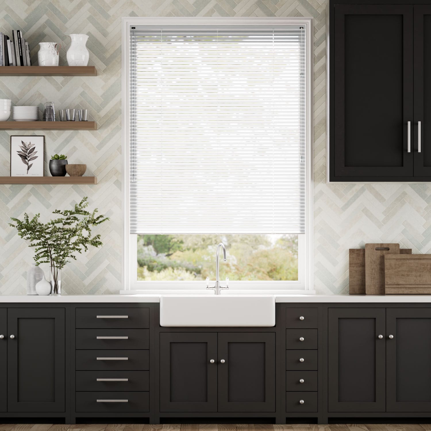 Colorized Atelier Silver Shine Venetian Blind - 25mm Slat 2256