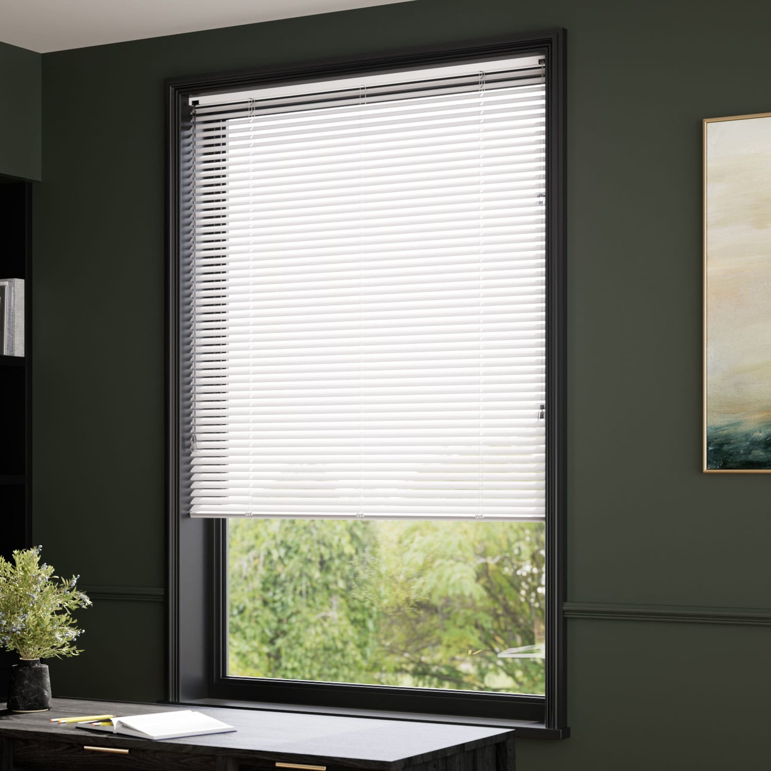 ColorizedZoom Atelier Warmest white Venetian Blind - 25mm Slat 2259