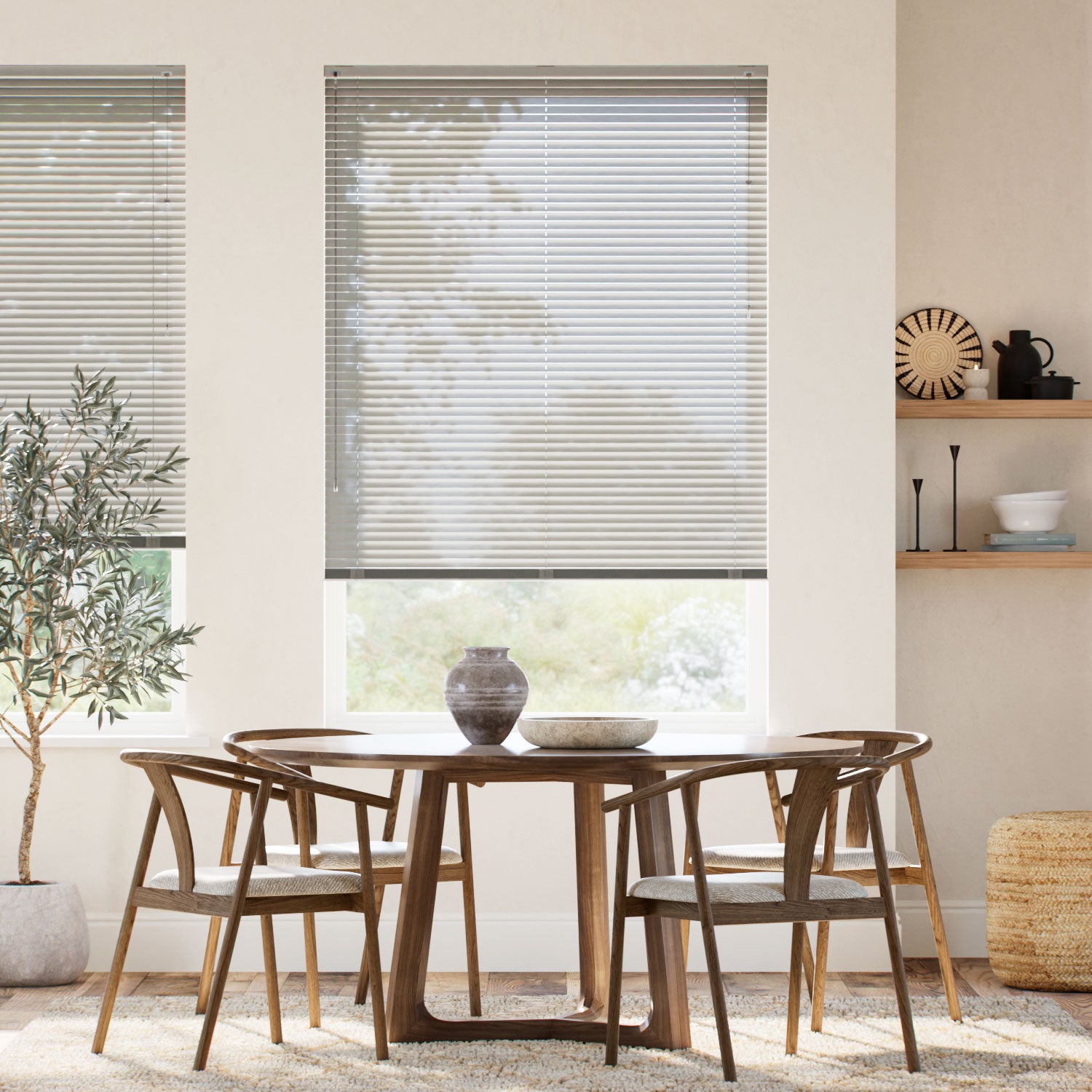 Colorized Industry Nickel Venetian Blind - 25mm Slat 2292
