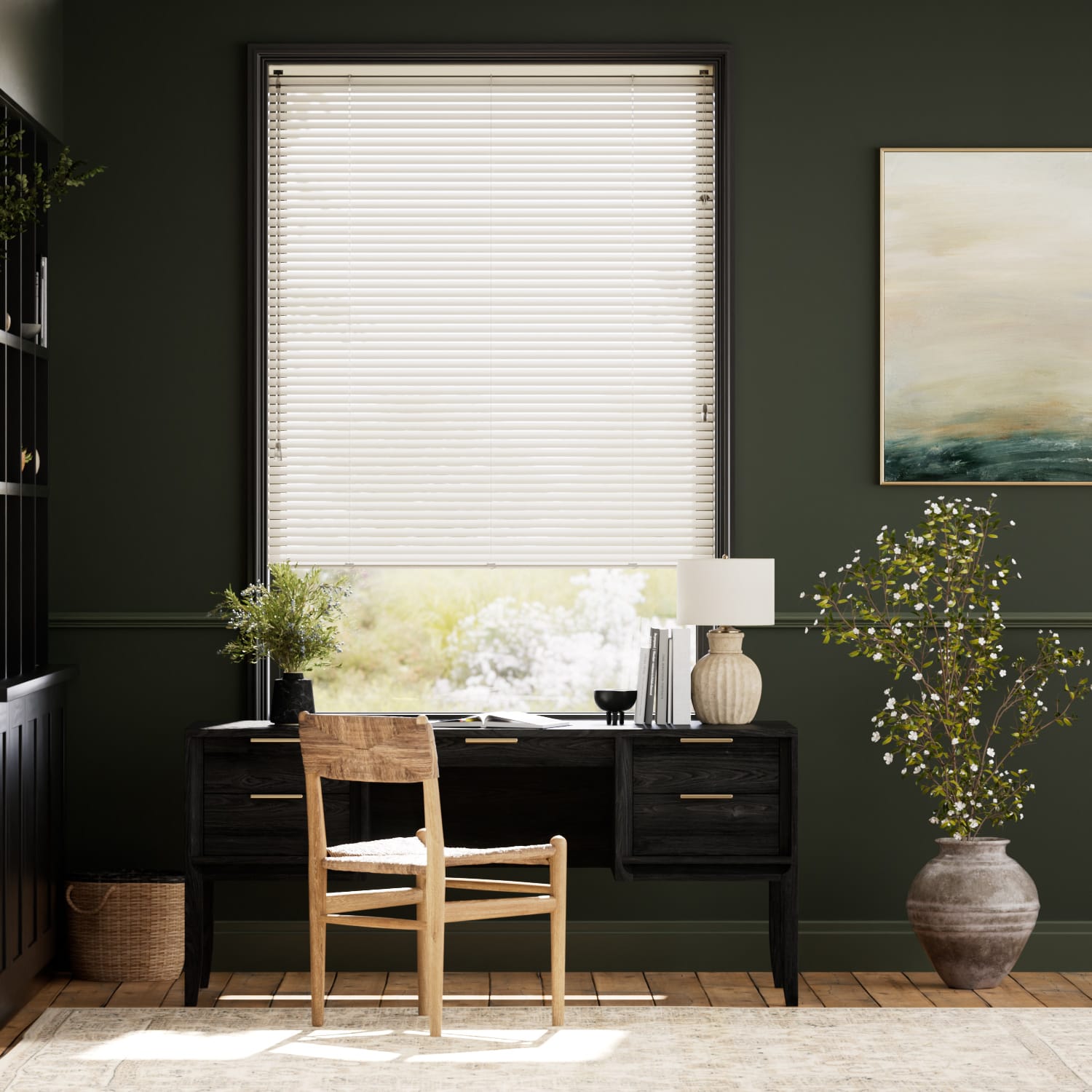 Colorized Motion Ecru Venetian Blind - 25mm Slat 2294