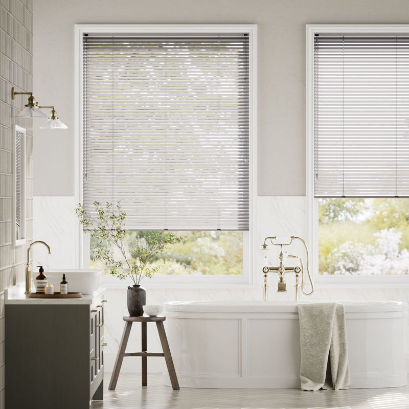 Colorized Studio Brushed Pewter Venetian Blind - 25mm Slat  2315