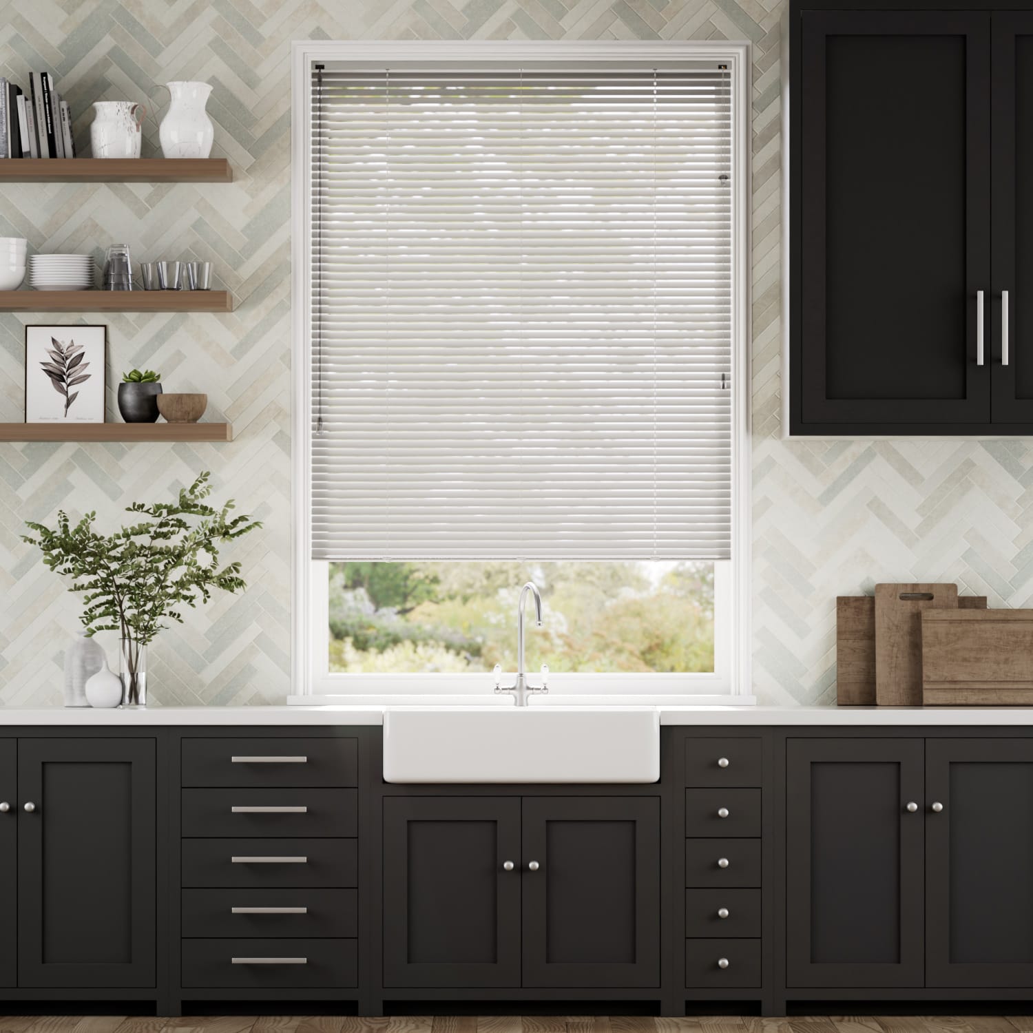 Colorized Studio Pebble Grey Venetian Blind - 25mm Slat 2313