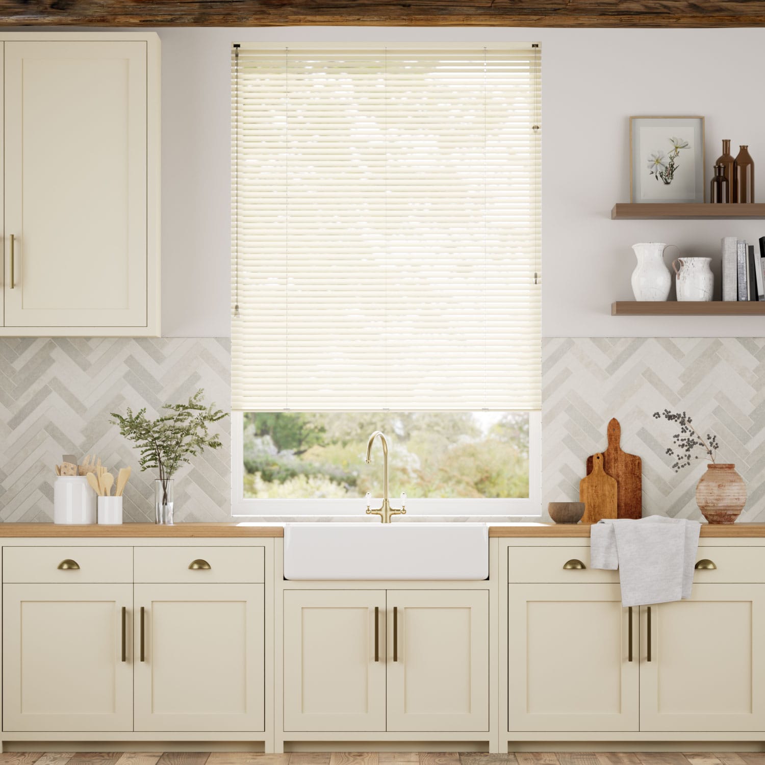 Colorized Studio Cornish Cream Venetian Blind - 25mm Slat 2308