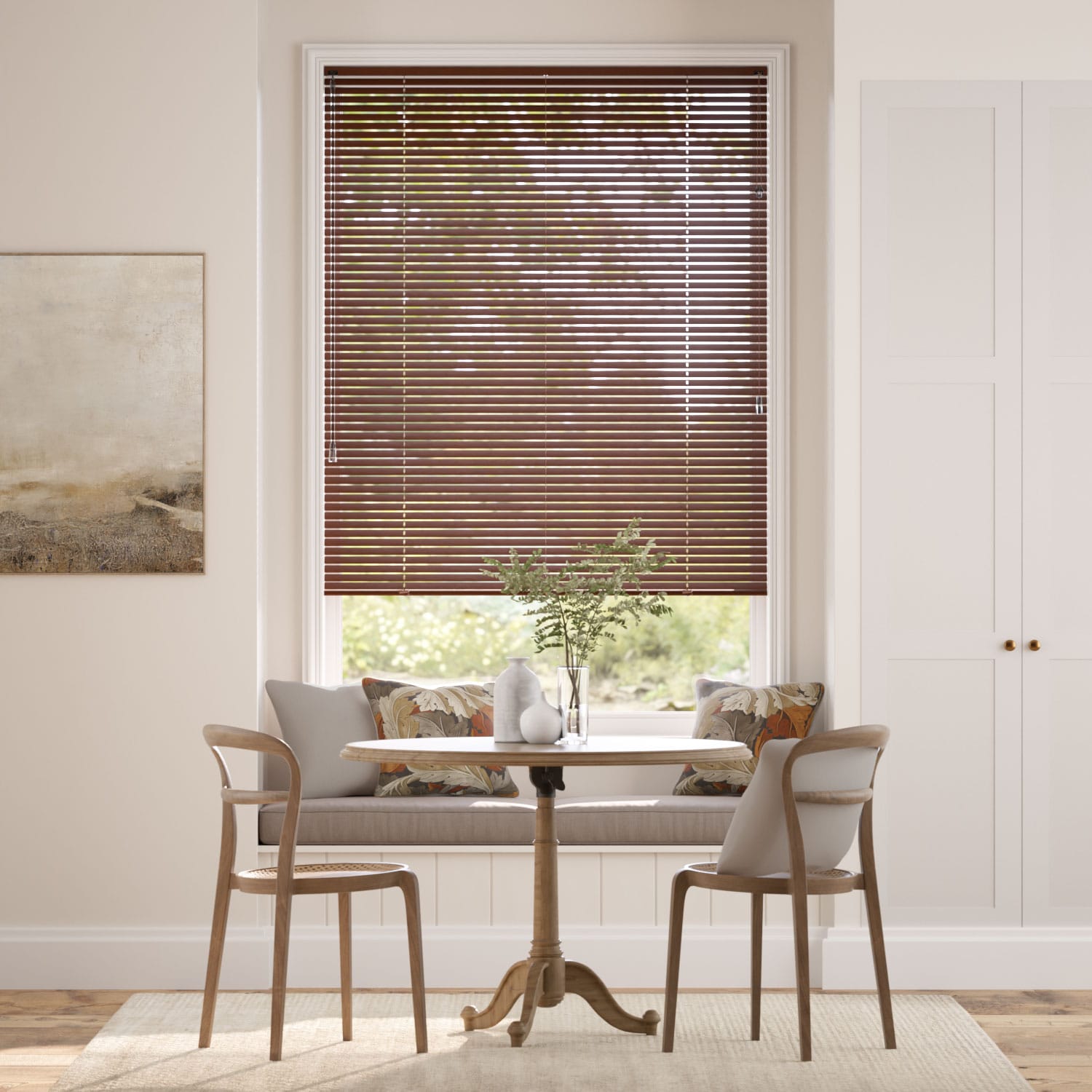 Colorized Woodgrain Colonial Oak Venetian Blind - 25mm Slat