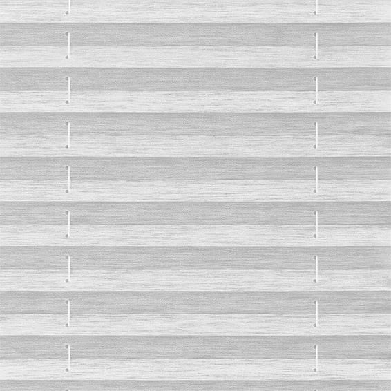 ColorizedPLA BiFold ClickFIT Supreme Silver Pleated Blind