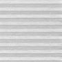 ColorizedPLA BiFold ClickFIT Supreme Silver Pleated Blind