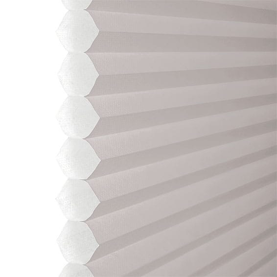 ColorizedPLA BiFold ClickFIT DuoLuxe Dove  Pleated Blind 2042