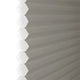 ColorizedPLA BiFold ClickFIT DuoLuxe Ash  Pleated Blind 2040