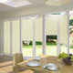 ColorizedZoom BiFold ClickFIT DuoLuxe Buttermilk Pleated Blind 2041