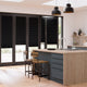 ColorizedZoom BiFold ClickFIT Charcoal Pleated Blind 2050