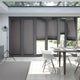 Colorized BiFold ClickFIT Storm Grey Pleated Blind 2060