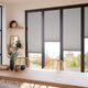 ColorizedZoom BiFold ClickFIT DuoShade Lunar Grey Pleated Blind 2070