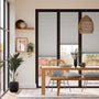 Colorized BiFold ClickFIT DuoShade Lunar Grey Pleated Blind 2070