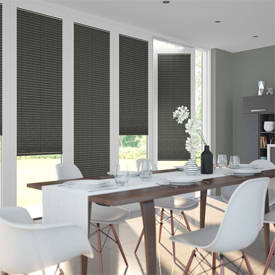 ColorizedZoom BiFold ClickFIT Premier Iron Pleated Blind 2073