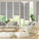 Colorized BiFold ClickFit Premier Haze Pleated Blind 2072