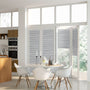 ColorizedZoom BiFold ClickFIT Premier Silver Pleated Blind 2074