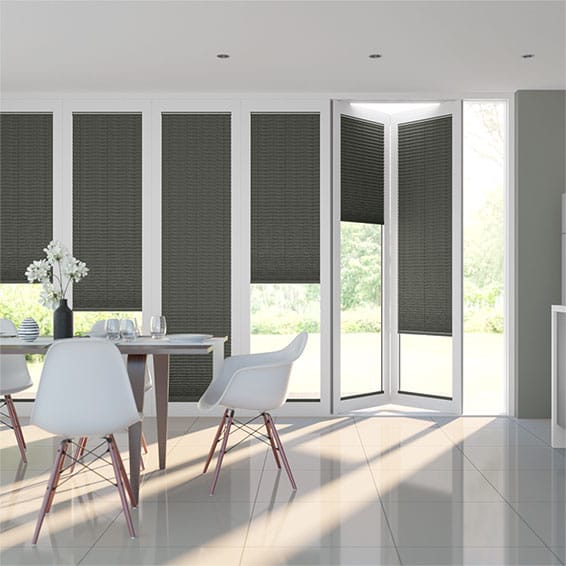 Colorized BiFold ClickFIT Premier Iron Pleated Blind 2073