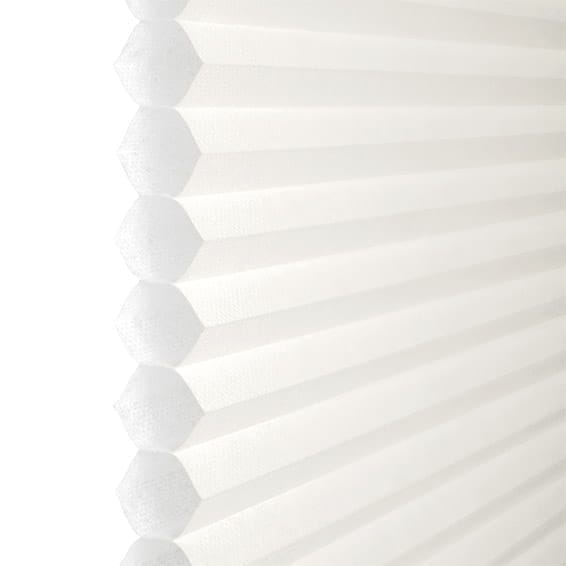 ColorizedPLA BiFold Adapt DuoLuxe Soft White Pleated Blind 2095