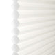 ColorizedPLA BiFold Adapt DuoLuxe Soft White Pleated Blind 2095