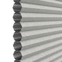 ColorizedPLA BiFold Adapt DuoLuxe Misty Grey Pleated Blind 2092
