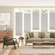 Colorized BiFold Adapt DuoLuxe Misty Grey Pleated Blind 2092