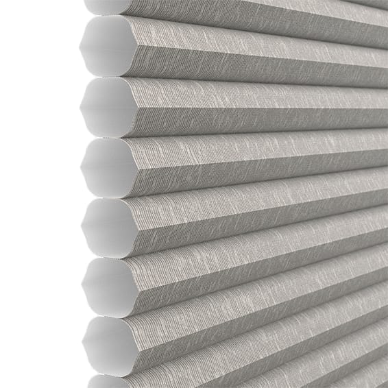 ColorizedPLA BiFold Adapt DuoLuxe Modern Grey Pleated Blind 2093
