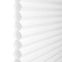 ColorizedPLA BiFold Adapt DuoLuxe Ice White Pleated Blind 2090
